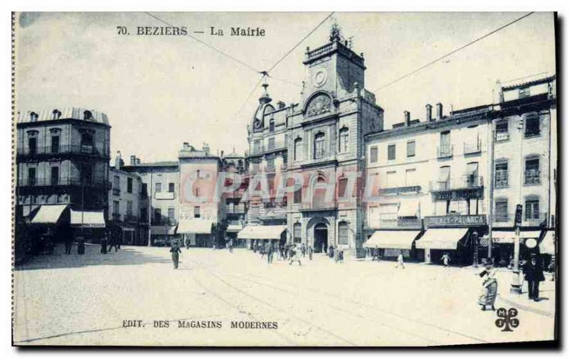 Old Postcard Beziers La Marie