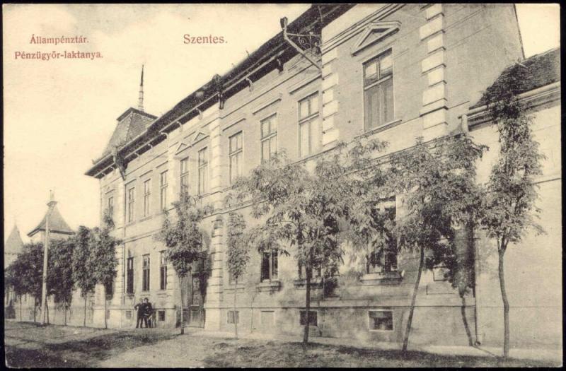 hungary, SZENTES, Állampénztár Pénzügyör-laktanya (1910s)