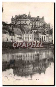 Postcard Old Amboise Chateau