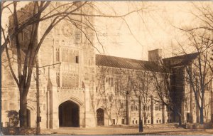 RPPC Vassar College Main Gate, Poughkeepsie NY c1917 Vintage Postcard P74