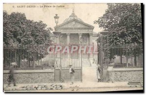 Old Postcard Saint Denis Palace of Justice