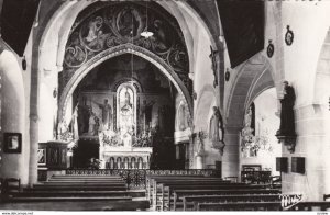 RP: BARBOTAN les Thermes (Gers) , France , 1930s-50s ; Interieur de l'Eglise