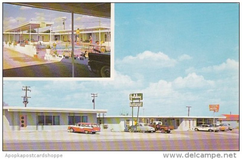 Texas Laredo Siesta Motel And Holiday Restaurant Highway 83 At Zapata And Fal...