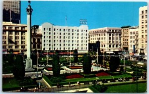 Postcard - Hotel Plaza - San Francisco, California