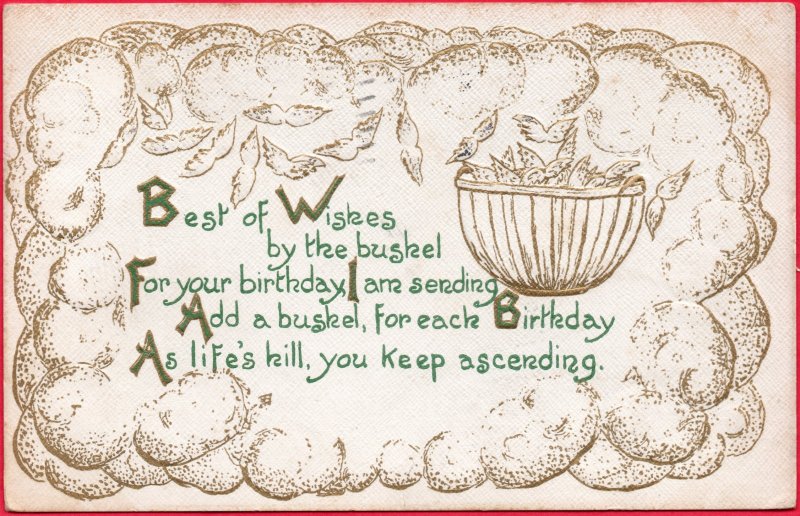 11797 Best of Wishes by the Bushel 1913