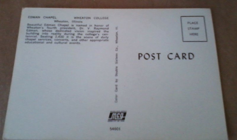 IL Wheaton Illinois Wheaton College Edman Chapel Interior