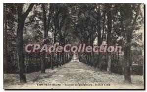 Postcard Old Evry Petit Bourg convent Grandbourg Grande Allee