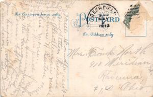 E91/ Deerfield Ohio Pennant Postcard 1913 Feel at Home