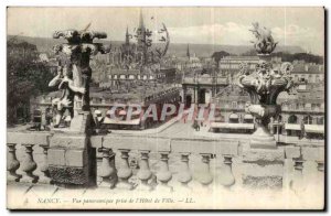 Nancy - Panoramic View taken from & # 39Hotel City - Old Postcard
