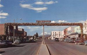 Afton Wyoming Texaco station Sunoco station Elk Horn Arch vintage pc Z22485 