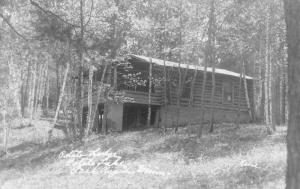 RPPC, Park Rapids, MN Minnesota  POTATO LODGE~Potato Lake  ROADSIDE  Postcard