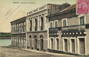 brazil, PENEDO, Alagoas, Recebedoria Estadoal (1918) Postcard