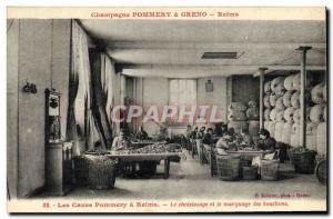 Old Postcard Folklore Wine Harvest Vine Champagne Pommery & Greno Reims chois...