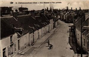 CPA CHATEAUNEUF-sur-CHER Rue Mozenne et Vue générale (613116) 