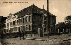 CPA CHAUNY École de Filles (665618)