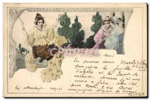 Postcard Old Women Fantasy