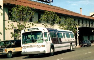 Mexicoach #25 Bus In Front Of Santa Fe Depot San Diego