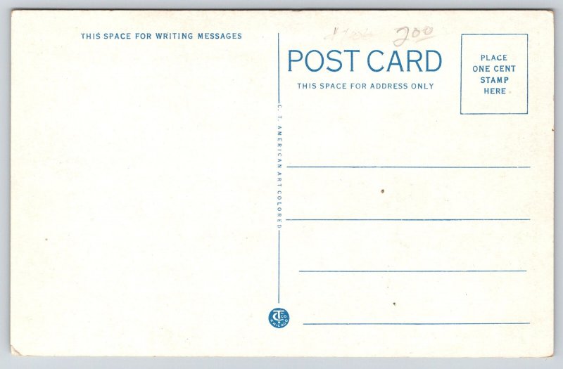 Calais Maine~St Stephen New Brunswick~Harbor Scene~Sailing Ships~1920s Postcard