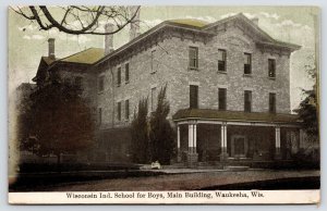 Waukesha Wisconsin Industrial Reform School for Boys Blt 1860~Cornices 1909 RPO 