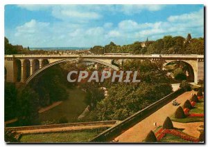 Postcard Modern Luxembourg Adolphe Bridge