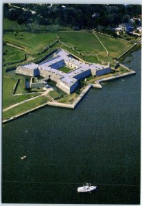 Aerial View Of The Castillo De San Marcos, National Monument - St. Augustine, FL