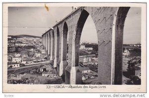 RP, Aqueduto Das Aguas Livres, Lisboa, Portugal, PU-1954