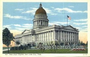 Salt Lake City, Utah, UT State Capital USA 1938 postal used 1938