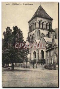 Thouars Postcard Ancient Church St Laon