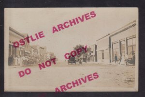 Brooten MINNESOTA RPPC 1910 MAIN STREET nr Belgrade Glenwood Sauk Centre Sedan