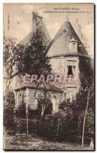 Postcard Old Mortagne Orne Turret Fort Toussaint