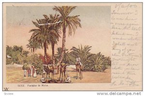 Fontaine De Moise, Suez, Egypt, Africa, PU-1906