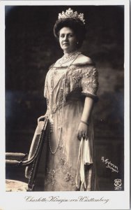 Charlotte Konigin von Württemberg Charlotte of Schaumburg-Lippe RPPC  C062