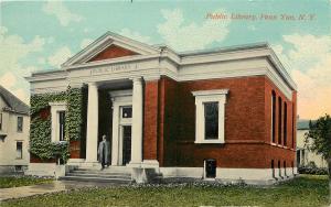 c1910 Postcard; Carnegie? Public Library, Penn Yan NY Yates County Unposted