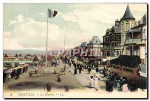 Old Postcard Trouville The Boardwalk