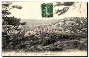 Fontainebleau forest Old Postcard The Gorge d & # 39Apremont