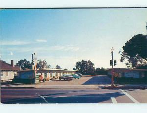 Unused Pre-1980 OLD CARS & WHITECAPS MOTEL Ventura California CA M0950