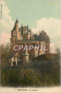 Old Postcard Menthon Chateau