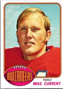 1976 Topps Football Card Mike Current Tampa Bay Buccaneers sk4237