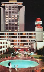 Vintage Postcard Executive Park Motor Hotel North Expressway Atlanta Georgia GA