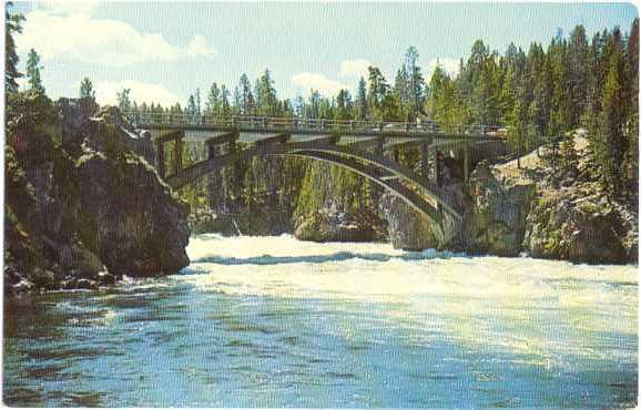 Chrittendon Bridge Yellowstone River Yellowstone Park WY