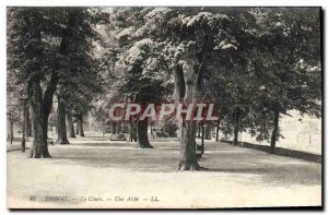 Old Postcard Epinal Course A Allee