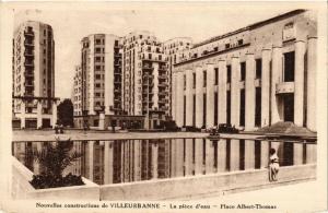 CPA VILLEURBANNE La piece d'eau - Place Albert Thomas (614380)