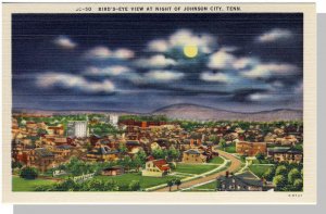Johnson City,Tennessee/TN Postcard, Bird's Eye View,Nr Mint!