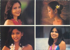 Modern filipino beauty women ethnic beauties postcard Philippine 