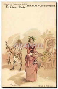 Old Postcard Fantasy Illustrator Old Paris Universal Exhibition of 1900 At th...