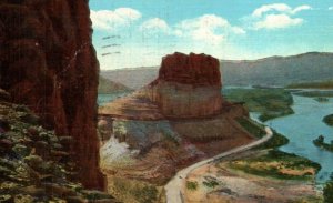 Vintage Postcard-Wyoming Green River Valley-Toll Gate Rock