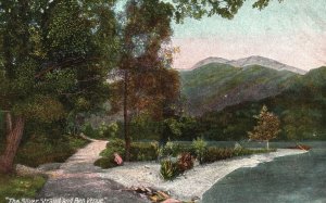 Vintage Postcard 1910's The Silver Strand & Ben Venue Trossachs Scotland UK