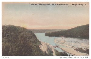 Locks and Old Government Dam on Potomac River,  Harper's Ferry,  West Virgini...