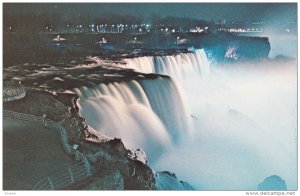 American Falls At Prospect Point & Horseshoe Falls In The Distance, Niagara F...