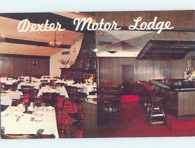 Pre-1980 RESTAURANT SCENE Dexter Maine ME G8337